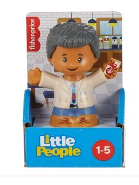NEW Fisher-Price Little People Gray-Haired Man Figure HXC07